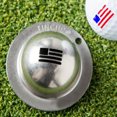 thumbnail image 1 of Golf Ball Line Marker Stencil Cute Pattern Alphabet Stainless Steel Marker Pen Golf Putting Positioning Aids Outdoor Golf Sport 1, 1 of 6