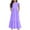 Purple, variant on vdgthytj Girls Summer Maxi Dress Ruffle Short Sleeve Crew Neck Casual Flowy Tiered Long Dress with Pockets 6-12 Years