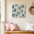 thumbnail image 6 of Canvas Wall Art, Vintage Hydrangea Floral Framed Canvas Prints for Living Room Bathroom, Farmhouse Botanical Gallery Wrapped Wall Decor for Home Office, Gifts, 12"x12" Ship Next Day, 6 of 9