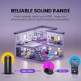 thumbnail image 2 of Avantree Harmony 2 - [Versión Bluetooth] Sistema avanzado de altavoces estéreo inalámbricos multihabitación para el hogar y el exterior, con opciones de entrada Bluetooth y cable, juego de 3 - Cada al, 2 of 5