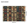 thumbnail image 4 of Yayeee Bath Rug for Bathroom Floor Non Slip Rectangle Fluffy Soft Absorbent Mat, 16"x24", Beige Geometric, 4 of 7