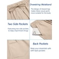 thumbnail image 6 of COOFANDY White Linen Pants for Men Summer Lightweight Casual Trousers Yoga Beach Pants, 6 of 10