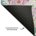 thumbnail image 5 of Addison Rugs Mayfield Premium Machine Washable Transitional Geometric Teal Rectangle Rug, 10' x 14', 5 of 6