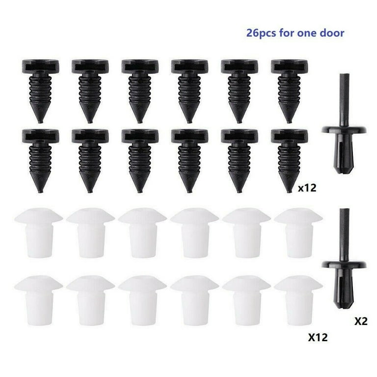 Sufanic 26Pcs Door Card Trim Clips Panel Clips Fastener For Land