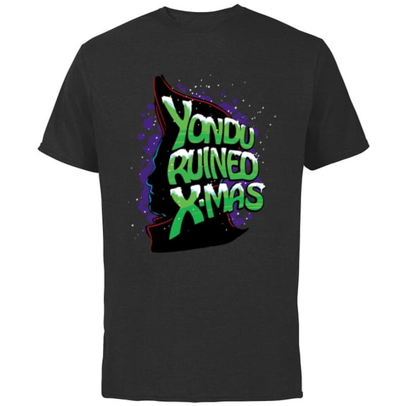 Marvel Guardians of the Galaxy Yondu Ruined Christmas - Short Sleeve Cotton T-Shirt for Adults - Customized-Black