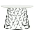 thumbnail image 2 of SAFAVIEH Roper Retro Mid-Century Lacquer End Table, White, 2 of 7