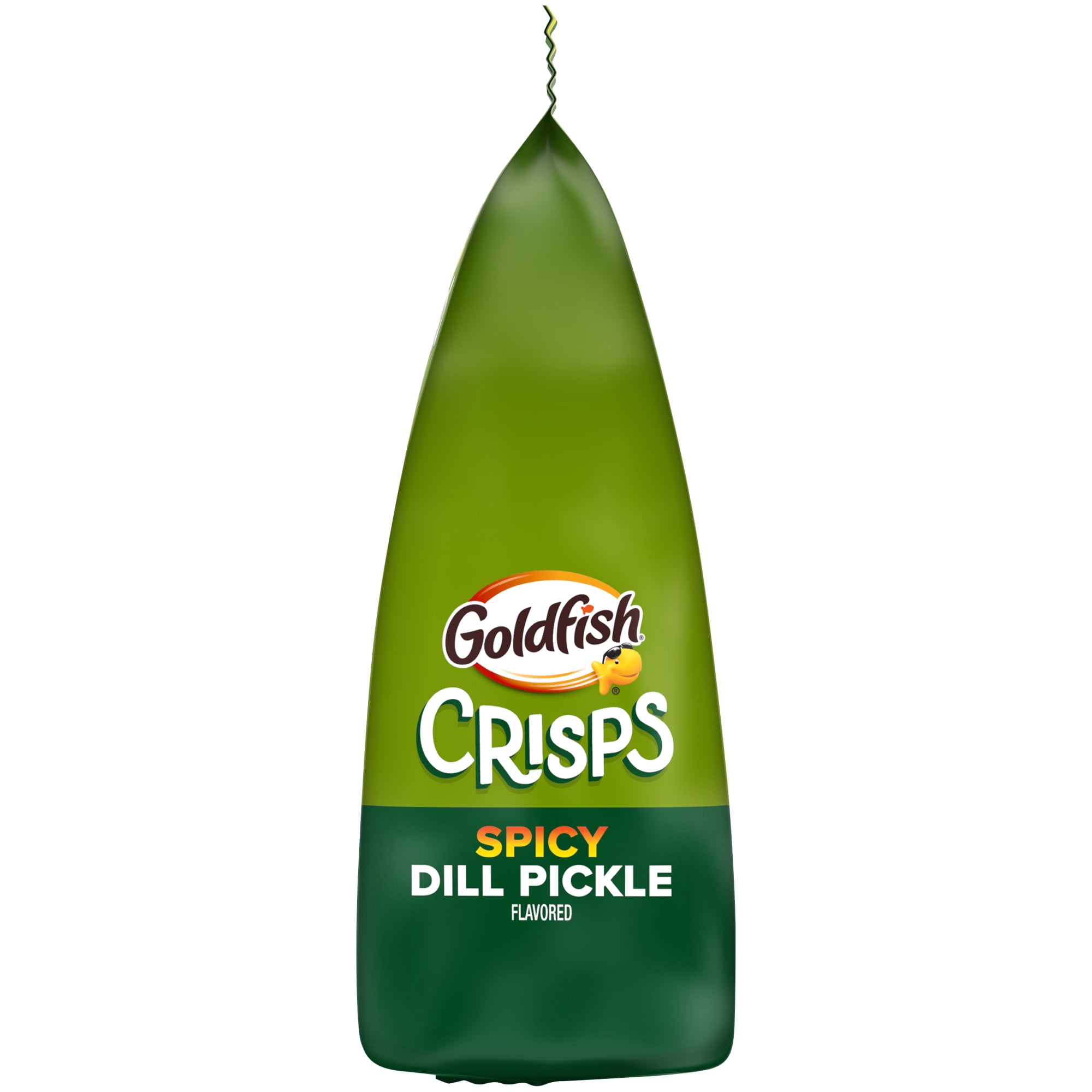 (3 pack) Goldfish Crisps Spicy Dill Pickle Flavored Baked Chip Crackers, 6.25 oz Bag