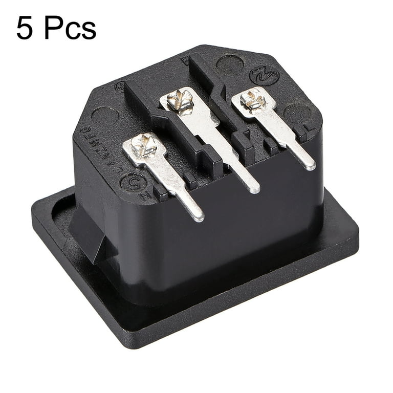 C14 To C5 Power Adapter Cable - 90 Degree Right Angle 10A 250V IEC Connector