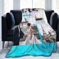 thumbnail image 4 of Custom Blanket with Photo Text Personalized Throw Blanket Customized Picture Blanket for Kid Adult Friends Mother Father Personalized Gift Flannel Blanket for Birthday Gifts, 4 of 6