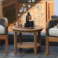 thumbnail image 4 of Cambridge Casual  Sherwood Teak Patio Side Table Natural 24" - Plantation Teak, 4 of 5
