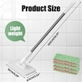 thumbnail image 2 of Mini Lazy Mop, Towel Mop, White, Small Bathroom Mop, Multi-Functional Towel Mop, Wet And Dry Use, 39.37 Inches., 2 of 7