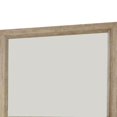 thumbnail image 2 of 36 Inch Wooden Frame Mirror with Molded Details, Brown, 2 of 5