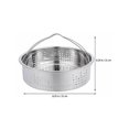 thumbnail image 2 of 1pc Stainless Steel Steamer Basket Steamer Rack Kitchen Mesh Food Steamer, 2 of 5