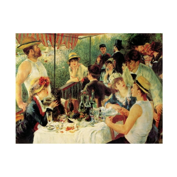 Trademark Fine Art Pierre Renoir Luncheon of the Boating Party Canvas Wall Art - 18x24