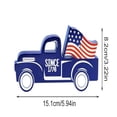 thumbnail image 6 of Desktop Ornament,4th Of July Wooden Signs Patriotic Star USA LOVE Car Sign Independence Day Desk Decor Memorial Independence Labor Day Table Decorations Wood Table Centerpieces D1 DLRBJ (USA), 6 of 8