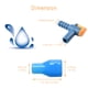 thumbnail image 2 of Juego de mordida de boquilla de válvula con interruptor de encendido y apagado para vejiga de agua para deportes de ciclismo (estilo E), 2 of 7