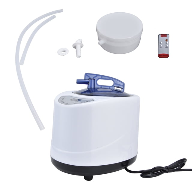 Vaporizador De Sauna, Generador De Sauna Portátil, Máquina De Fumigación De Spa Para El Hogar Con Botón Táctil, Pantalla De Temporizador Y Control Remoto
