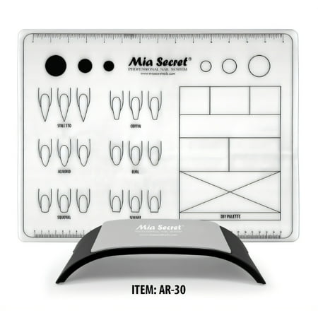 Mia Secret - Hand Arm Rest W/ Silicon Mat - Black
