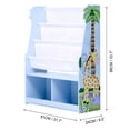 thumbnail image 4 of Fantasy Fields Sunny Safari Kids Book Display Storage Cabinet, 4 of 10