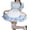 Blue, variant on FYEGRE Exquisite with for Halloween Stage Performance and Oktoberfest Sculpting Women's Alluring Dress for Themed Parties and Celebrations Blue XXL