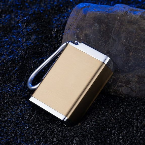 Portable Ashtray Under $5! Yannianjz Portable Metal Ashtray with Lid, Keychain Pocket Ashtray for Car Outdoor, Leak Proof Odor Proof Ashtray Container, Mini Travel Ashtray for Camping Hiking