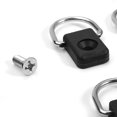 thumbnail image 3 of 10 Pcs Kayak Safety Mount Fishing Boat Black Rigging D Ring with Screws Used with a Paddle Leash for Canoe Bungee Kit Accessory, 3 of 5