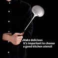 thumbnail image 4 of Dvkptbk Stainless Steel Professionals Frying Spatula with Heat Wooden Handle for Everyday Cooking Kitchen Utensils Cooking Spatula Spoon Stainless Steel Spatula Kitchen Utensils & Gadgets, 4 of 6