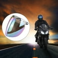 thumbnail image 4 of koolsoo Motorcycle 3 Snap Visor Lens Windscreen Bubble , Colorful, 4 of 9