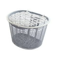 thumbnail image 3 of Rack with Lid Easy to Install Handlebar Bike Basket Front Basket gray, 3 of 9