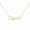 Yellow, variant on Personalized "Mona" 925 Sterling Silver 14K Rose Gold Over Custom Name Necklace - Script Font