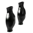 thumbnail image 3 of Tall Narrow Vase, Sleek Split Vase, Modern Floor Vase, Decorative Gift, Vase for Interior Design, 24.5 Inch Vase for Wedding Dinner Table Party Living Room Office Bedroom, Set of 2 Black, 3 of 9