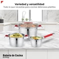 thumbnail image 2 of Bogner Batería De Cocina Acero Inoxidable 6 Piezas BCPS06SS, 2 of 9