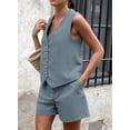 thumbnail image 4 of Conjunto Coordinado PRETTYGARDEN Chaleco sin Mangas y Shorts XL, 4 of 8