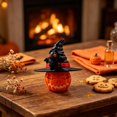 thumbnail image 4 of 3D Printed Halloween Pumpkin Witch Hat Ornament, Halloween Home Decor, Tabletop Shelf Display, Holiday Gift Accessory, Home Office Halloween Decoration Gift, Classic, 4 of 5