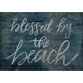 thumbnail image 2 of Louise, Gigi 18x14 Black Ornate Wood Framed with Double Matting Museum Art Print Titled - Blessed Beach, 2 of 4