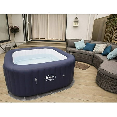 SaluSpa Hawaii AirJet 6-Person Inflatable Spa Hot Tub with Chemical Kit Bestway