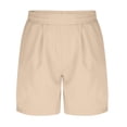 thumbnail image 6 of Diufon Dress Shorts for Women Casual High Waisted Above Knee Length Shorts Wide Leg Summer Shorts with Pockets, 6 of 9