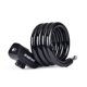thumbnail image 1 of Cable Candado para Bicicleta [Llave] [Exterior] - Ideal para Bicicletas, E-Bikes, Patinetas, Cochecitos, Cortacéspedes y Otros Equipos, Unisex Adulto, Negro, Cable JAMW Sencillez, 1 of 5