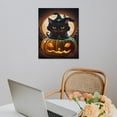 thumbnail image 5 of Black Cat And Pumpkin Head Halloween Series Poster Canvas, Suitable for Home Decoration,Dining Room Decor, Bedroom Art, Wall Decor Living Room, Wall Art, Frameless 8x10inch, 5 of 7