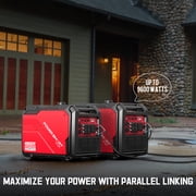 PowerSmart 4800W/3800W Portable Inverter Generator with Electric Start, CO Detection and RV-Ready