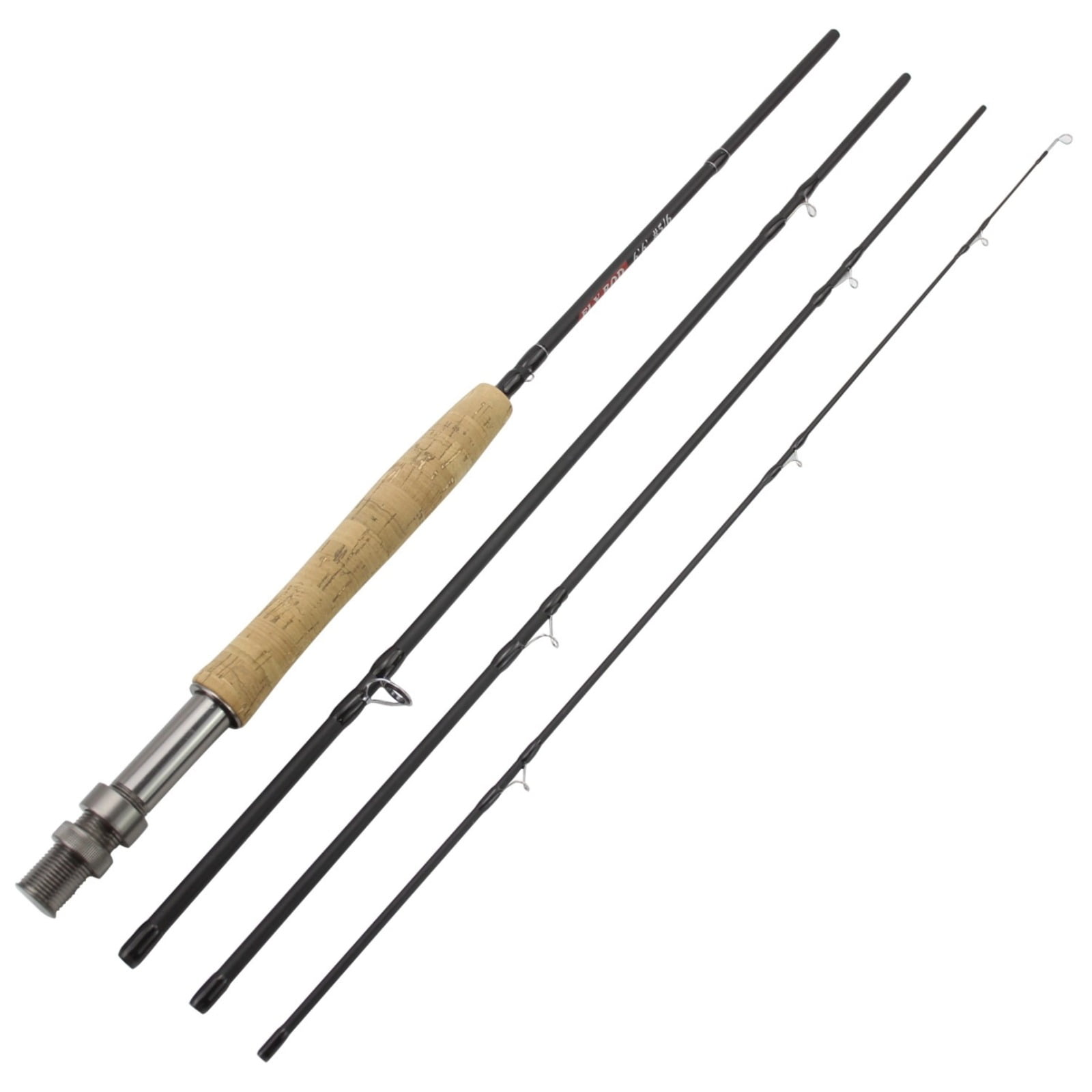 8wt Fly Fishing Rod 9 ft Carbon Fiber IM7 Quality and Lightweight 4-Joint Fast Action Design for Smooth Casting Portable and Easy Assembly Ideal for Saltwater