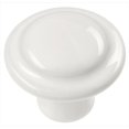 thumbnail image 1 of 1.37 In. Conquest White Cabinet Knob, 1 of 1