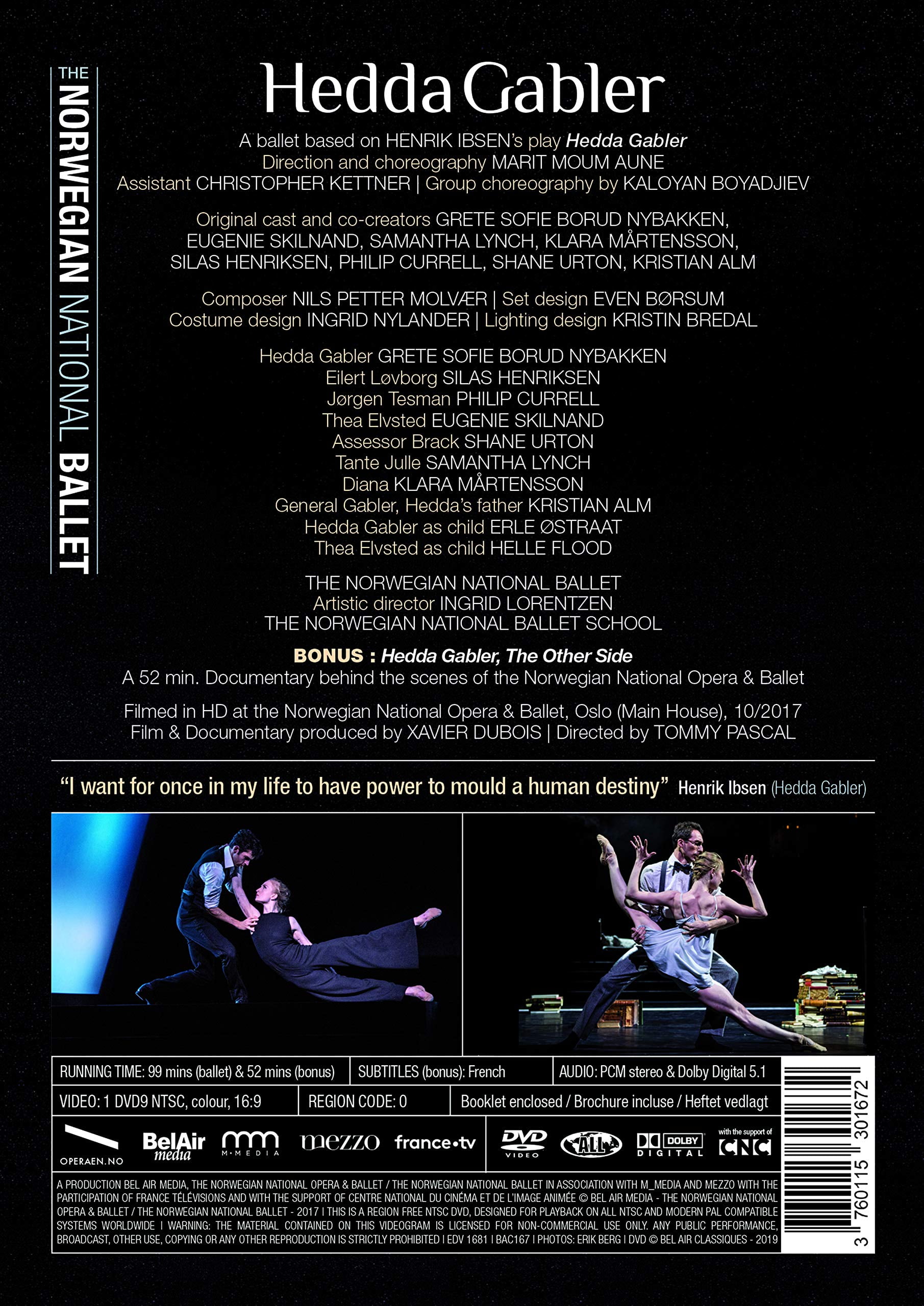 Isben's Hedda Gabler [Blu-ray]