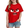 thumbnail image 5 of Bnwani Boys T Shirts Short Sleeve Comfortable Girls Shirts Breathable Tee Red Sizes 3-9, 5 of 6