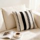 thumbnail image 4 of Juego de 2 fundas de almohada de terciopelo y lino a rayas de 18x18 pulgadas con cierre de cremallera, fundas decorativas multicolor para cojines de sofá, sillón, dormitorio y sala de estar., 4 of 6