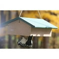 thumbnail image 5 of Birds Choice SNUDD Recycled Cake Upside Down Suet Feeder, Seed Block Feeder, 4 Suet Cakes, 11-3/4"L X 8-3/4"W X 4"H, Taupe w/ Green Roof, 5 of 7