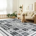 thumbnail image 3 of Ultrug Area Rugs for Bedroom Rug for Living Room Nursery Decor Fluffy Carpet,6'x9',Black, 3 of 7