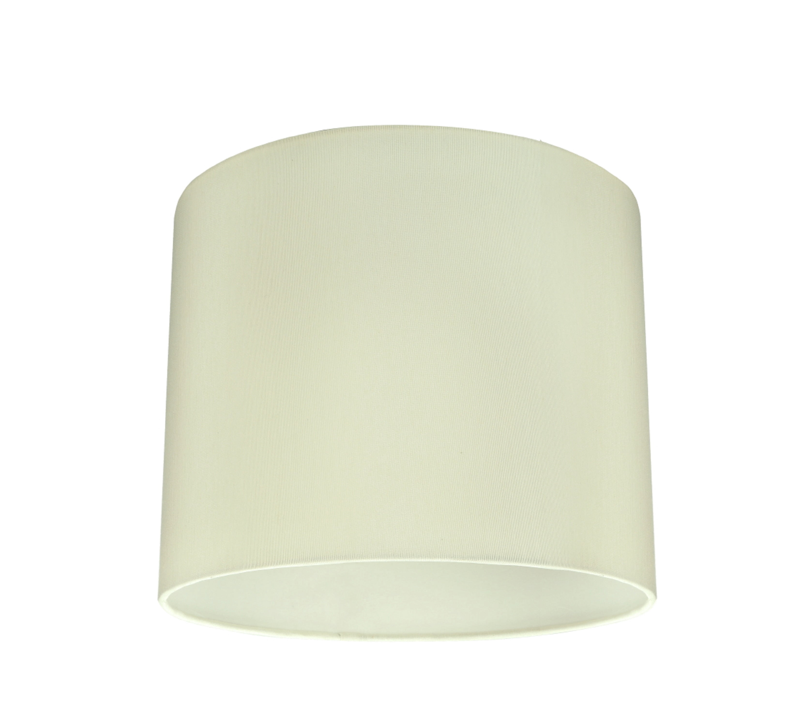 Aspen Creative 31090 Transitional Hardback Drum (Cylinder) Shaped Spider Construction Lamp Shade in Beige, 12" wide (12" x 12" x 10")