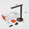 thumbnail image 4 of TaoTronics LED Desk Lamp, 12W Dimmable Office Reading Lamp Adjustable Swing Desk Lamp with USB Port, Brown, 4 of 7