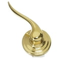 thumbnail image 4 of Kwikset Tustin Right-Handed Half-Dummy Lever in PB, 4 of 7